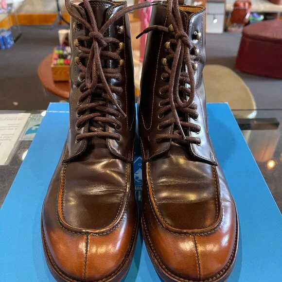 JOHN FLUEVOG STRAIGHT 6 "ADMIRAL" - BROWN - MENS 8 or WOMENS 10 - Picture 2 of 4